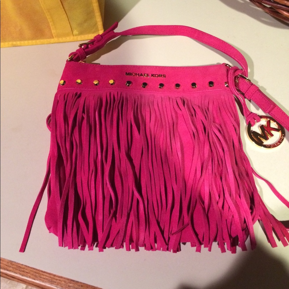 Hot pink Michael Kors bag